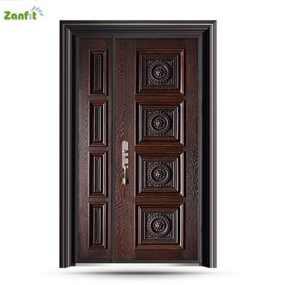 classical cast aluminum front security door entry